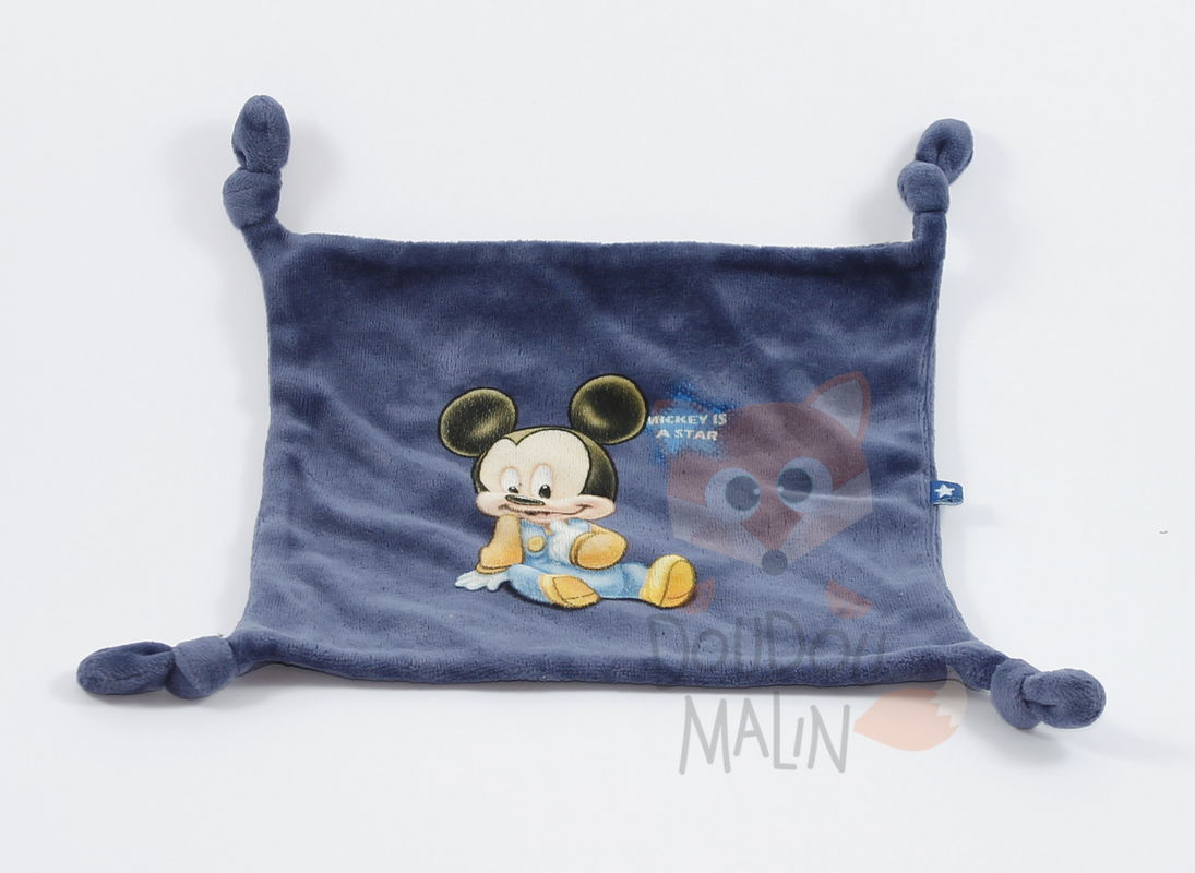  baby comforter mickey is a star blue 